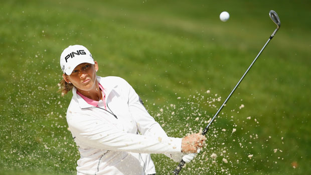 Angela Stanford during the first round of the 2014 Wegmans LPGA Championship