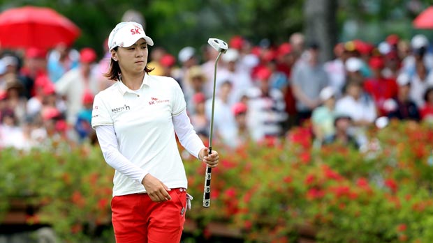 Na Yeon Choi during the final round of the HSBC Women's Champions 2013