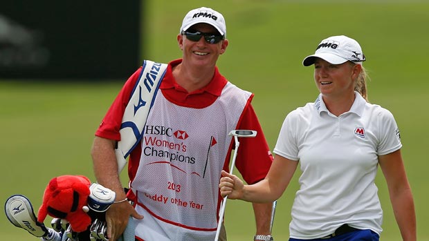 Stacy Lewis during the final round of the HSBC Women's Champions 2013