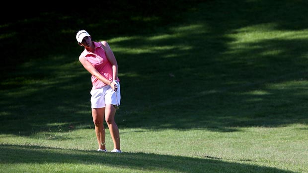 Nicole Castrale during the second round of the HSBC Women's Champions 2013