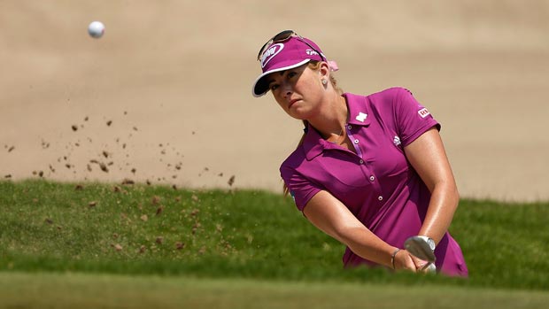 Paula Creamer during the second round of the HSBC Women's Champions 2013