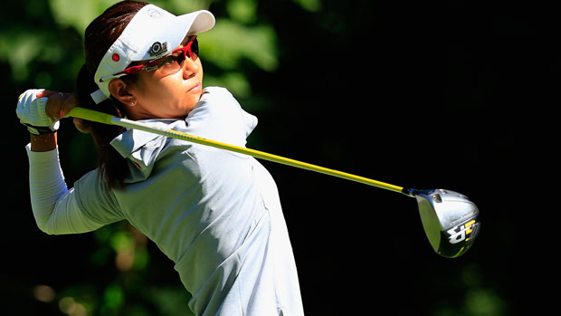 Ai Miyazato during Day 2 of the International Crown