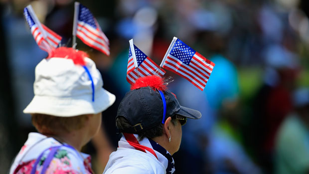 Fans during Day 3 of the International Crown