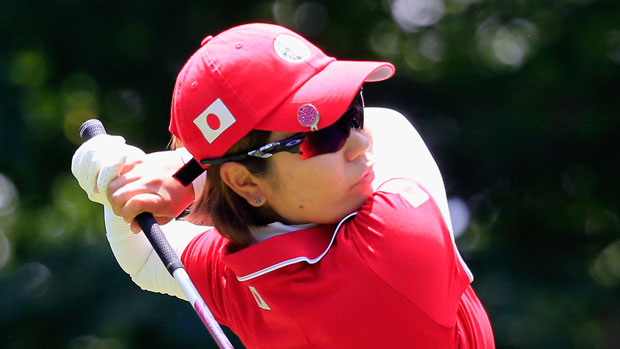 Mamiko Higa during the final day of the International Crown