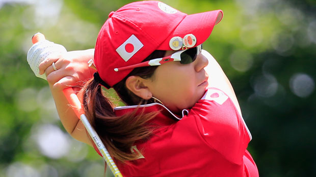 Mika Miyazato during the final day of the International Crown