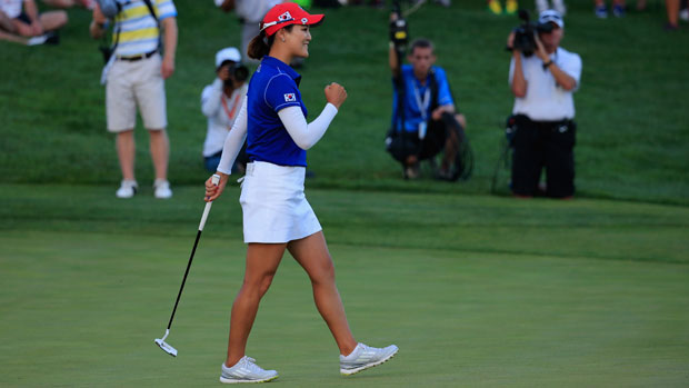 So Yeon Ryu during Day 3 of the International Crown