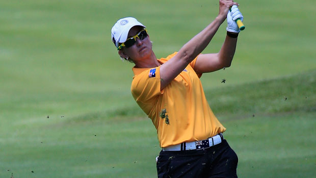 Karrie Webb during Day 3 of the International Crown