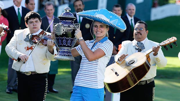 Lexi Thompson during the final round of the Lorena Ochoa Invitational Presented by Banamex