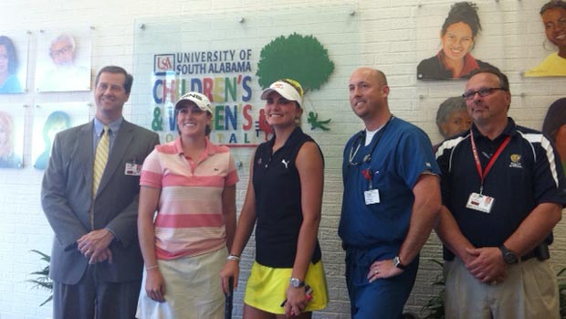 Outside the Ropes: LPGA Visits USA Children's & Women's Hospital