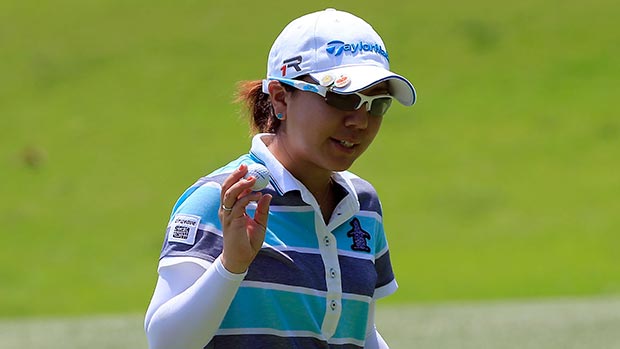 Mika Miyazato during the first round of the Walmart NW Arkansas Championship Presented by P&G