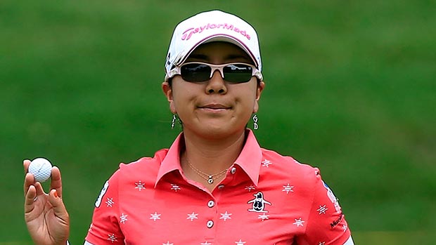 Mika Miyazato during the second round of the Walmart NW Arkansas Championship Presented by P&G