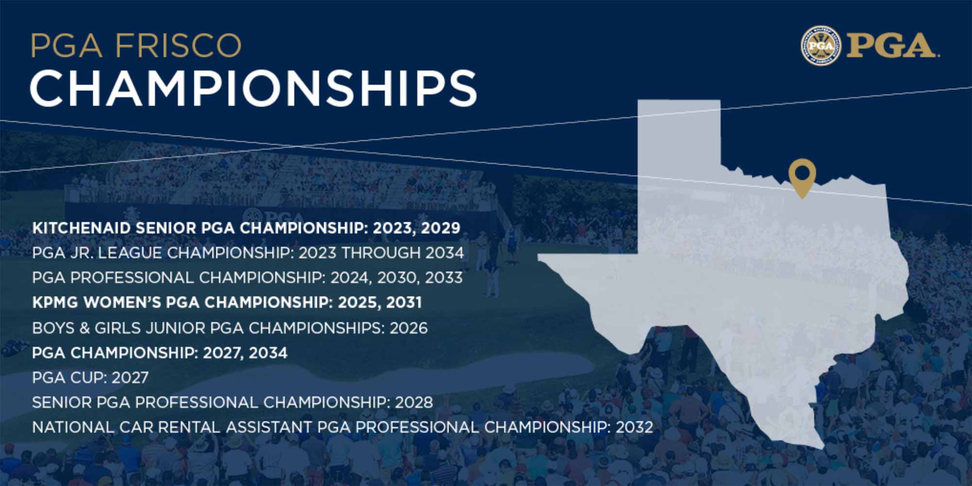 PGA of America Announces Move to Texas, Will Stage 2025, 2031KPMG Women