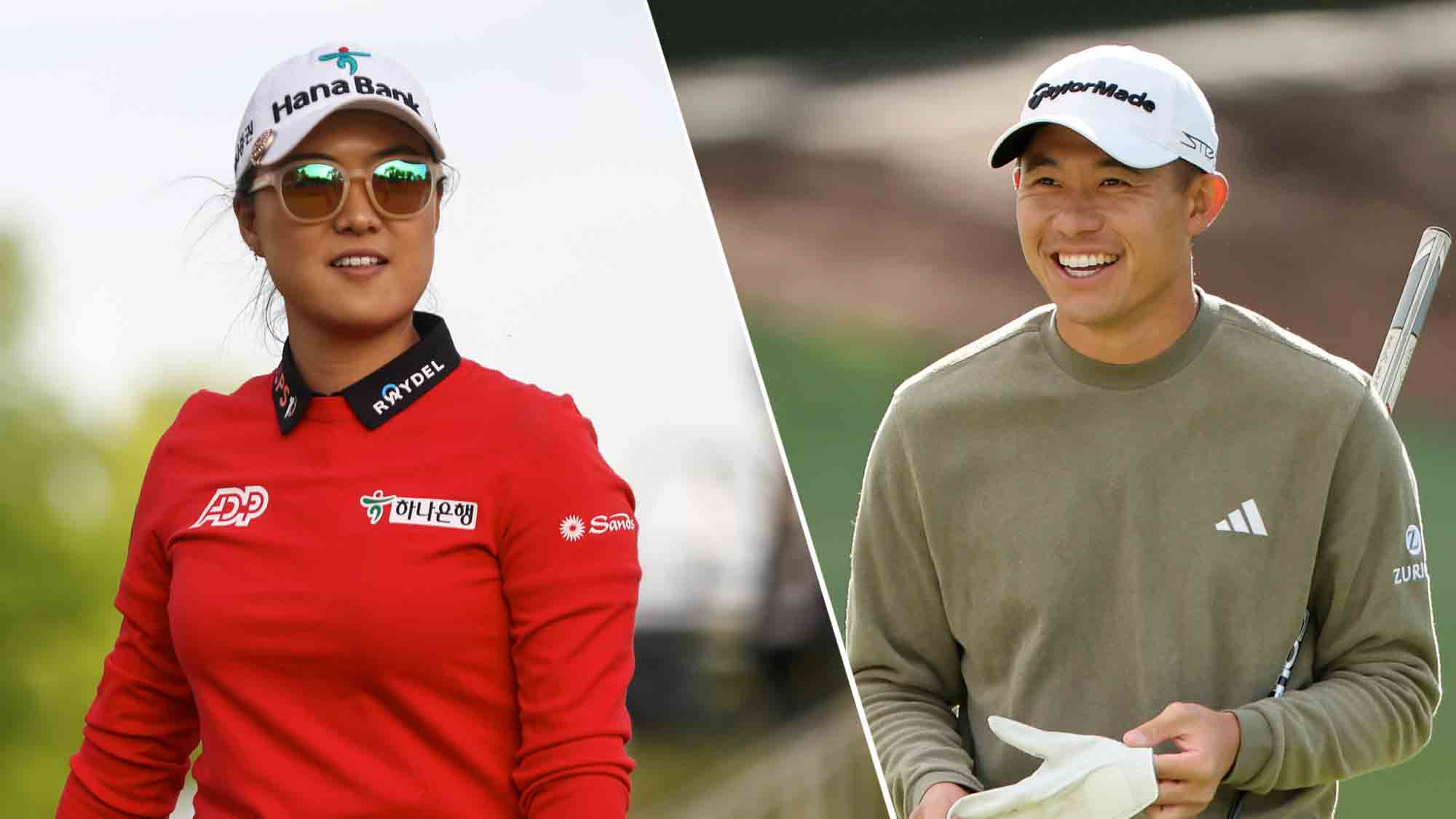 Minjee Lee and Collin Morikawa The Ultimate Approach LPGA Ladies Professional Golf Association