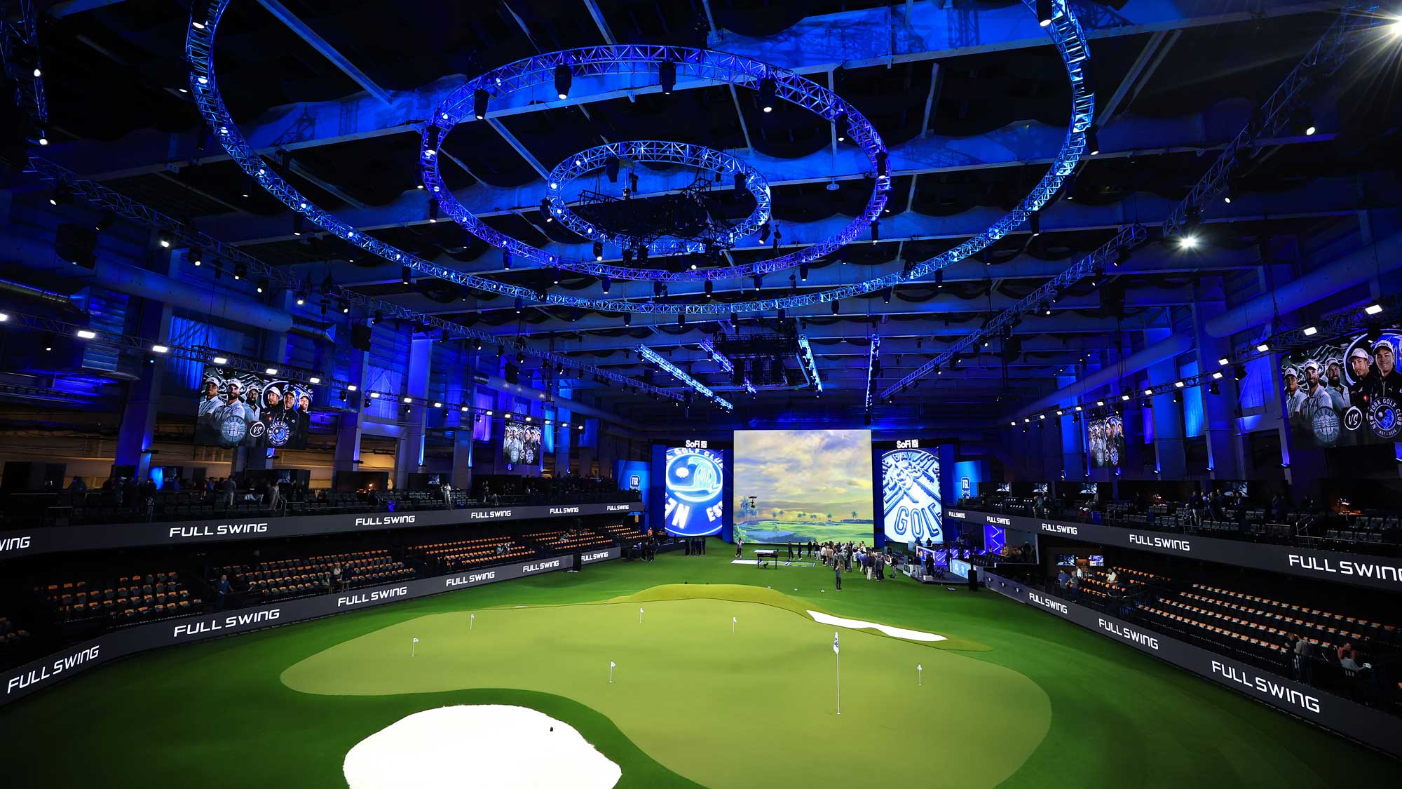 Inside look at the Playing area of the SoFi Center