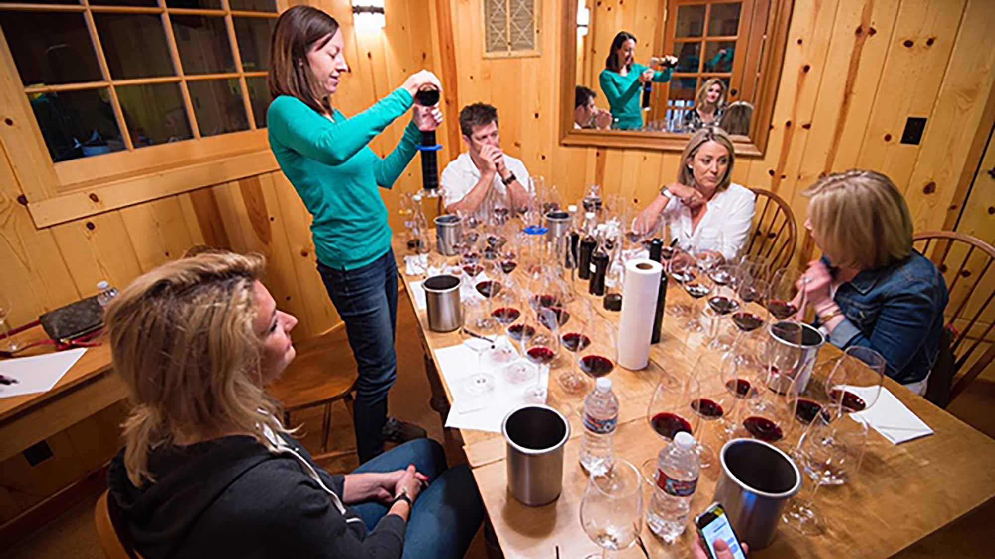 Cristie Kerr and Team Works To Develop New Curvature Wine During Trip to Napa Valley at Pride Mountain Vineyards
