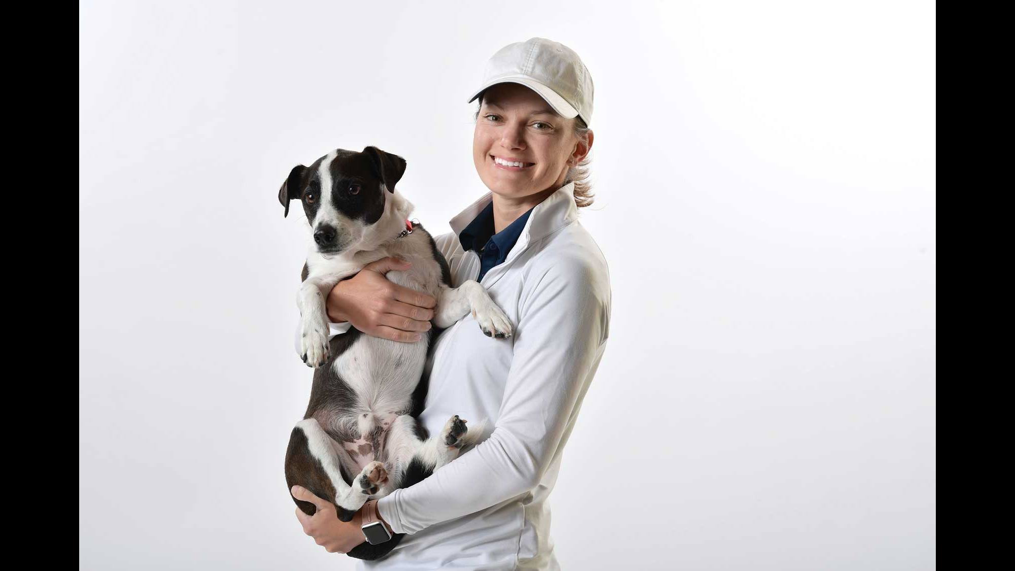 Cindy LaCrosse developed a passion for animal rescue by supporting local shelters at tournament sites on the LPGA Tour