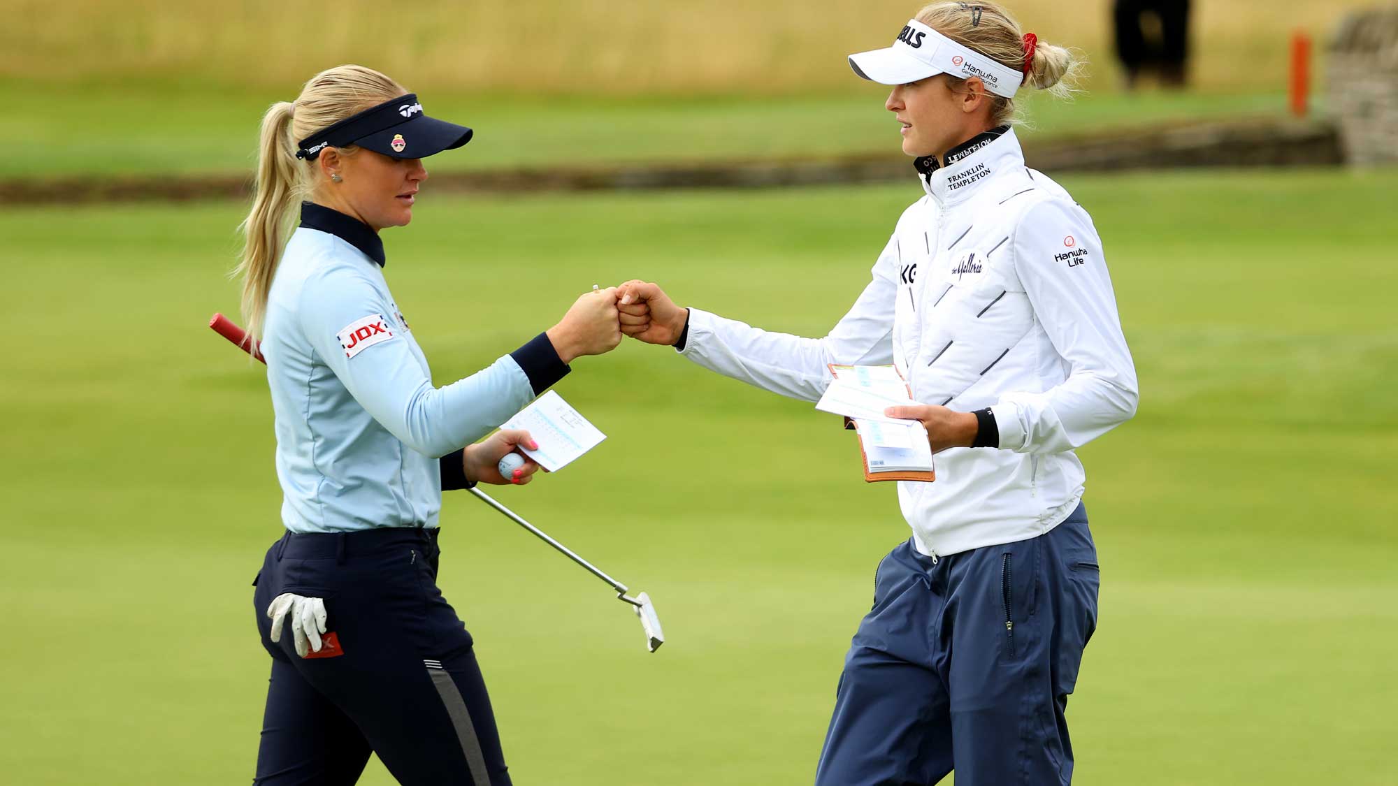 Charley Hull and Nelly Korda
