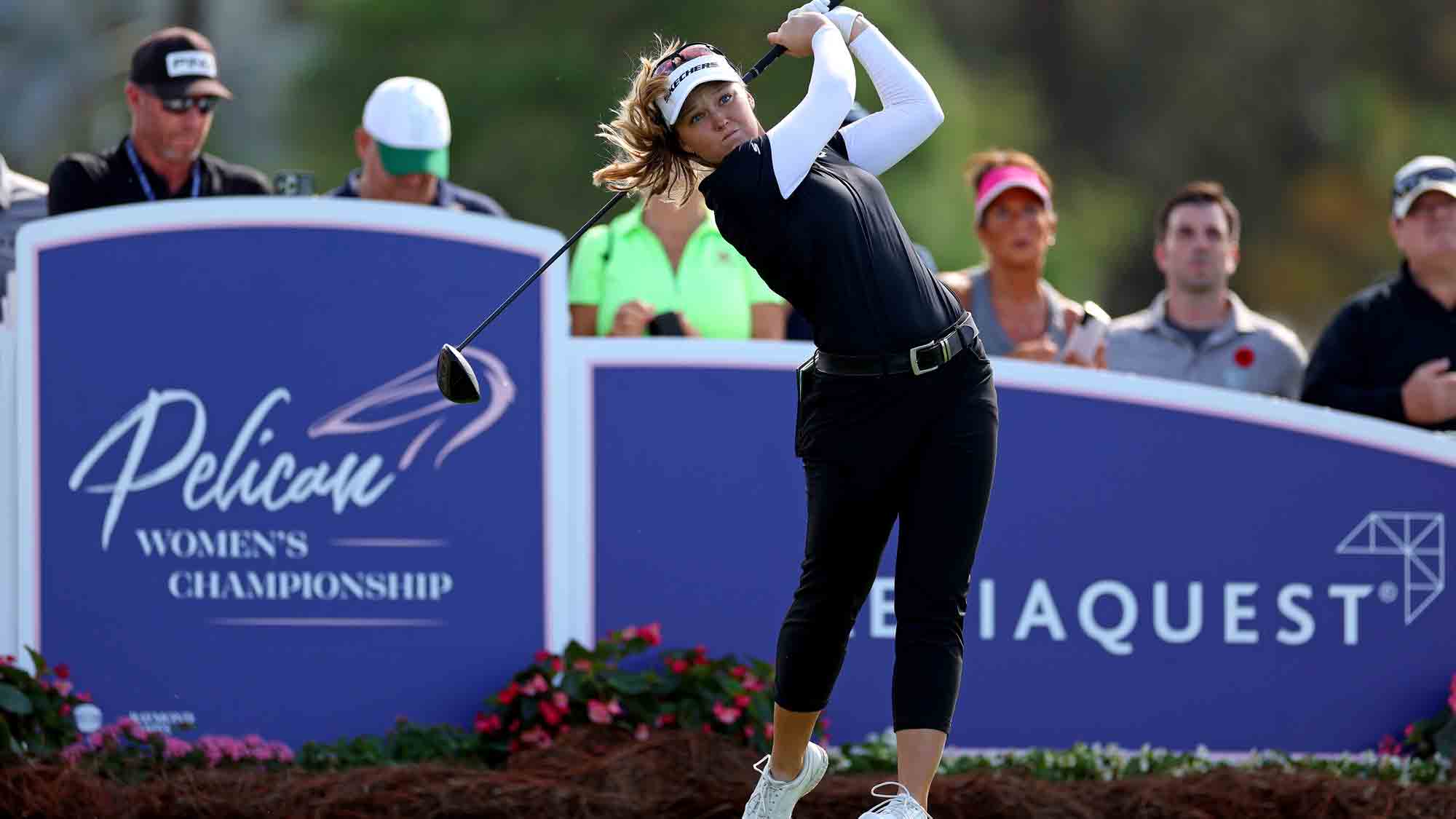 Brooke Henderson during the Pelican Women's Championship