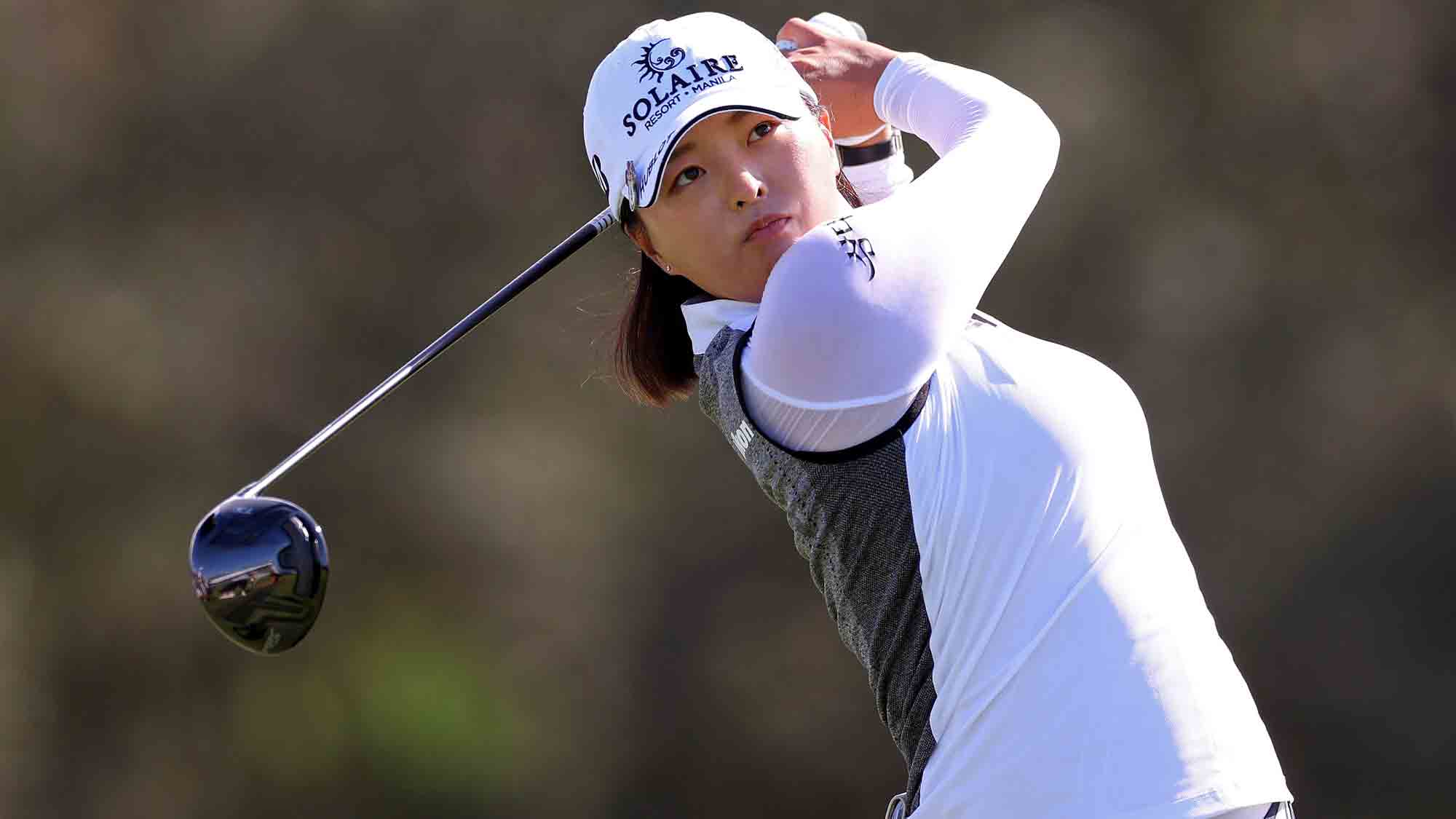Jin Young Ko during the second round of the Pelican Women's Championship