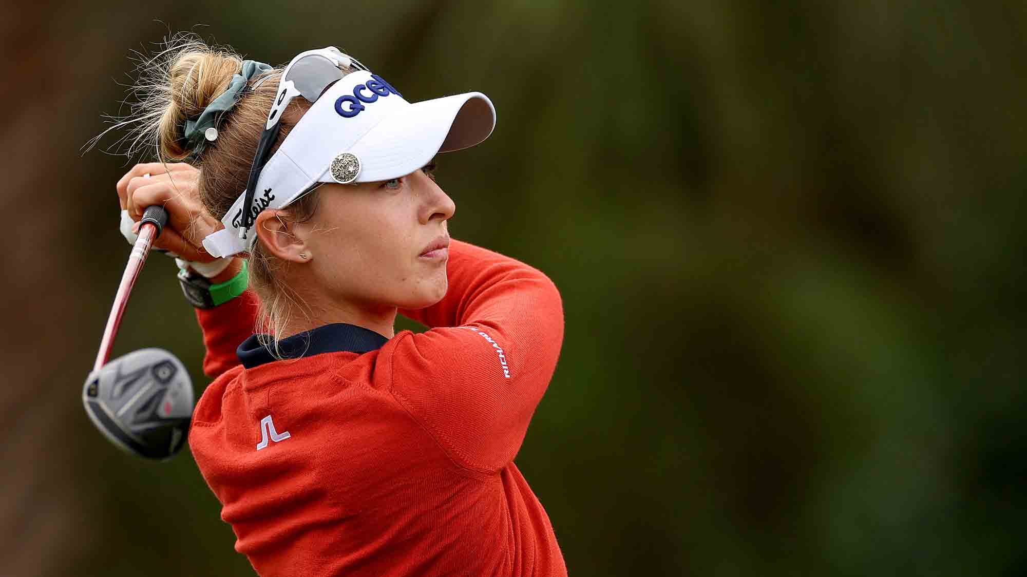 Nelly Korda during the final round of the Pelican Women's Championship