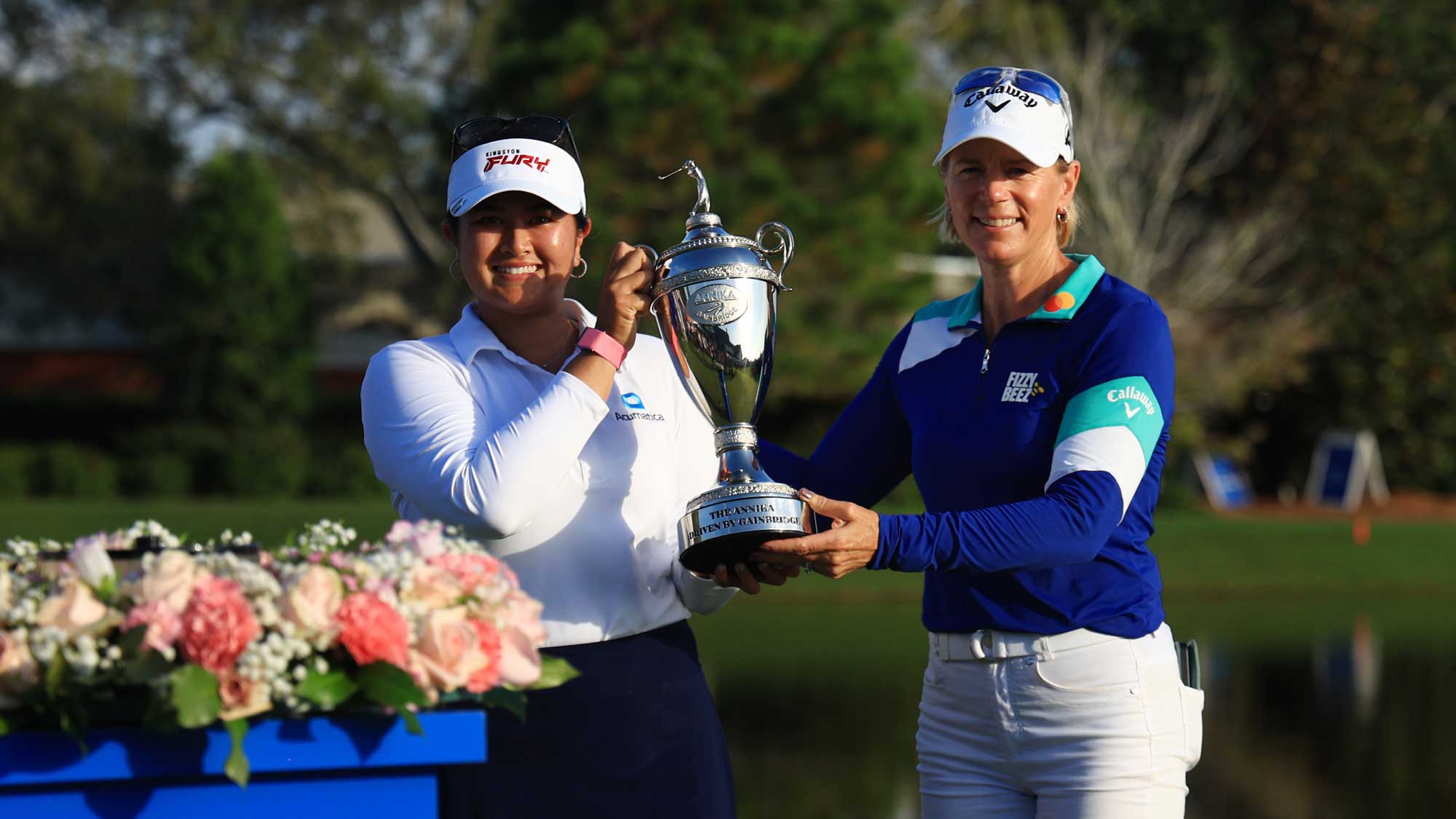 Lilia Vu and Annika Sorenstam