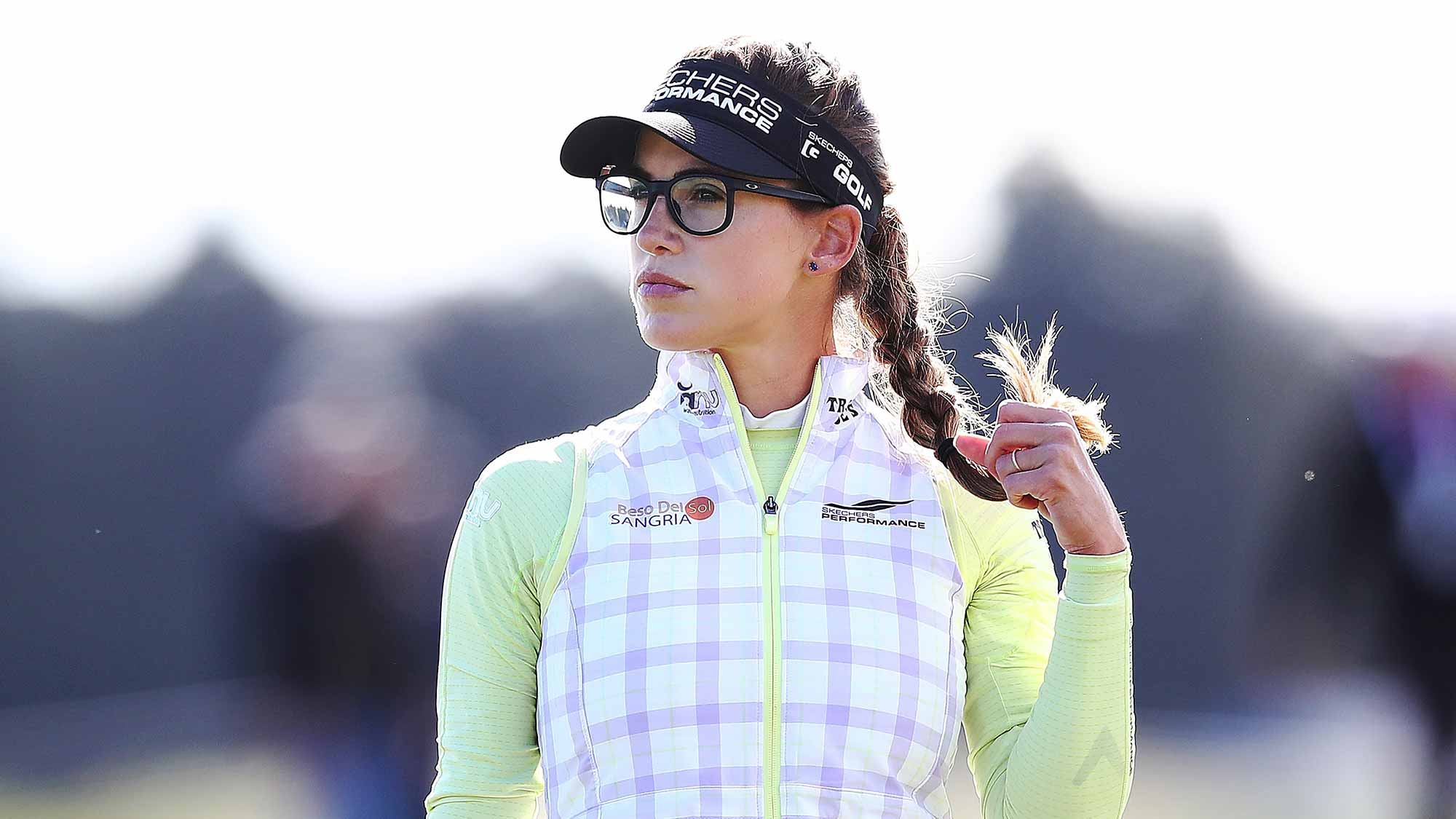 Belen Mozo of Spain looks on during day two of the New Zealand Women's Open at Windross Farm