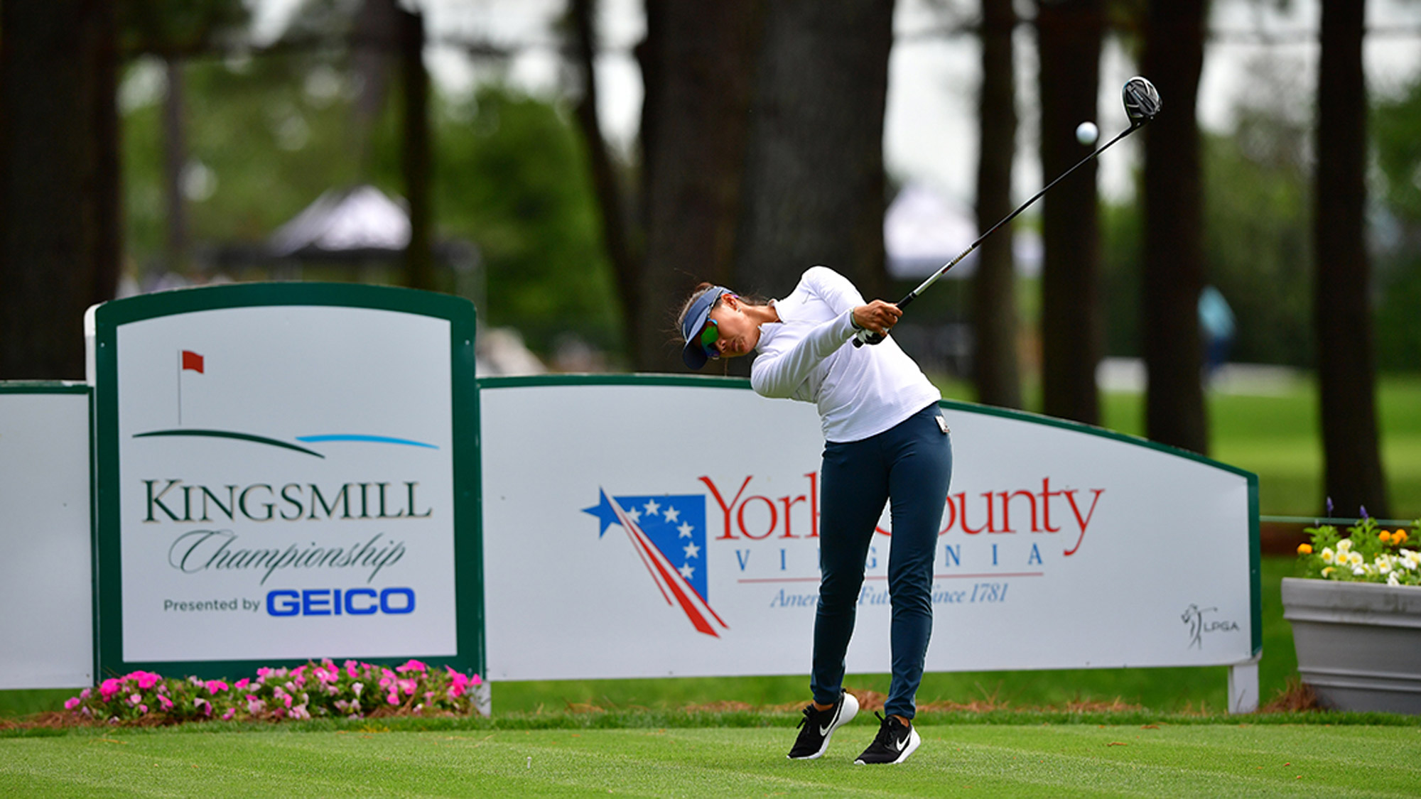Jessy Tang in a Practice Round at the Kingsmill Championship 