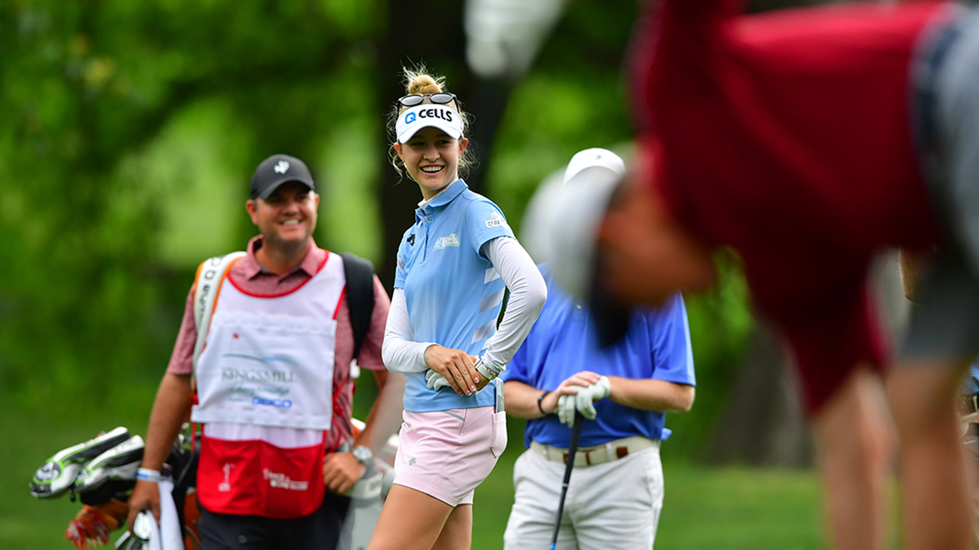 Nelly Korda Smiling During the Pro-Am in Virginia