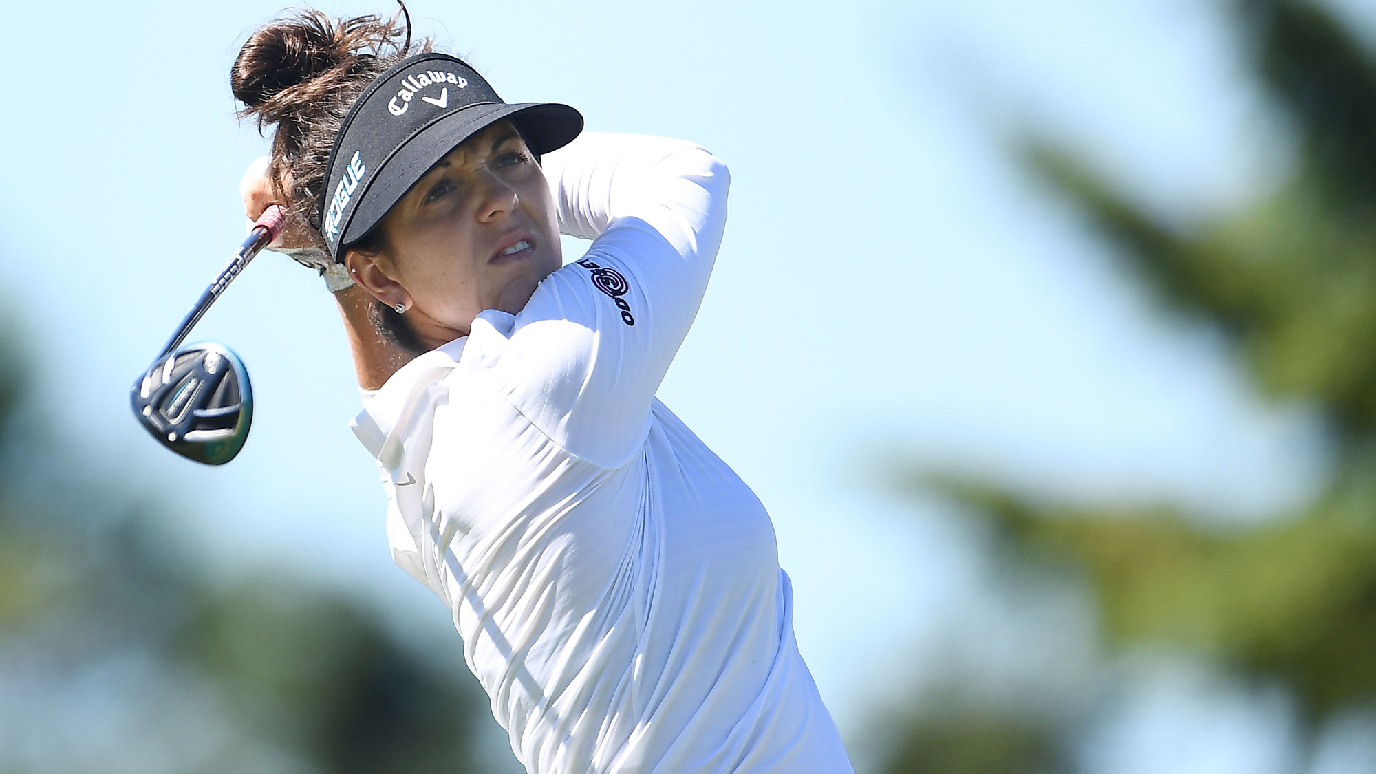 Emma Talley Swings on Friday at the Thornberry Creek LPGA Classic