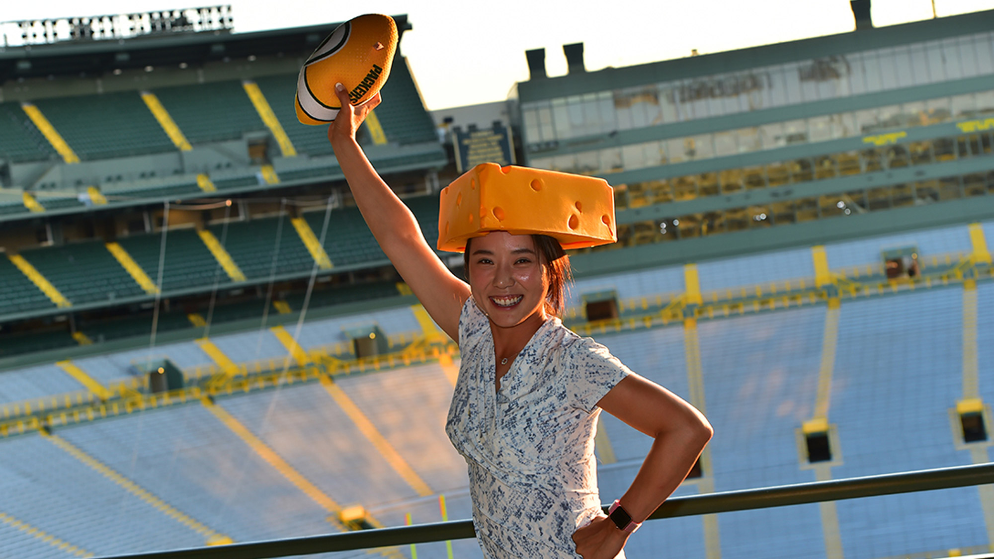 Hee Young Park at Pro Am Party at Lambeau Field