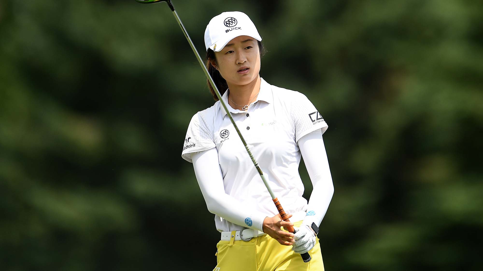  Yu Liu of China hits her tee shot on the ninth hole during the first round of the Thornberry Creek LPGA Classic