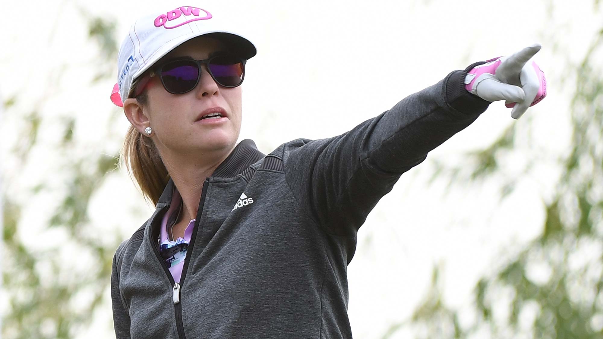 Paula Creamer of the United States plays a shot during the first round of the Buick LPGA Shanghai 