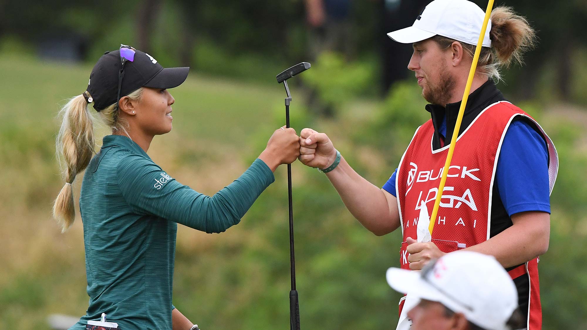 Danielle Kang of the United States plays a shot the final round of the Buick LPGA Shanghai