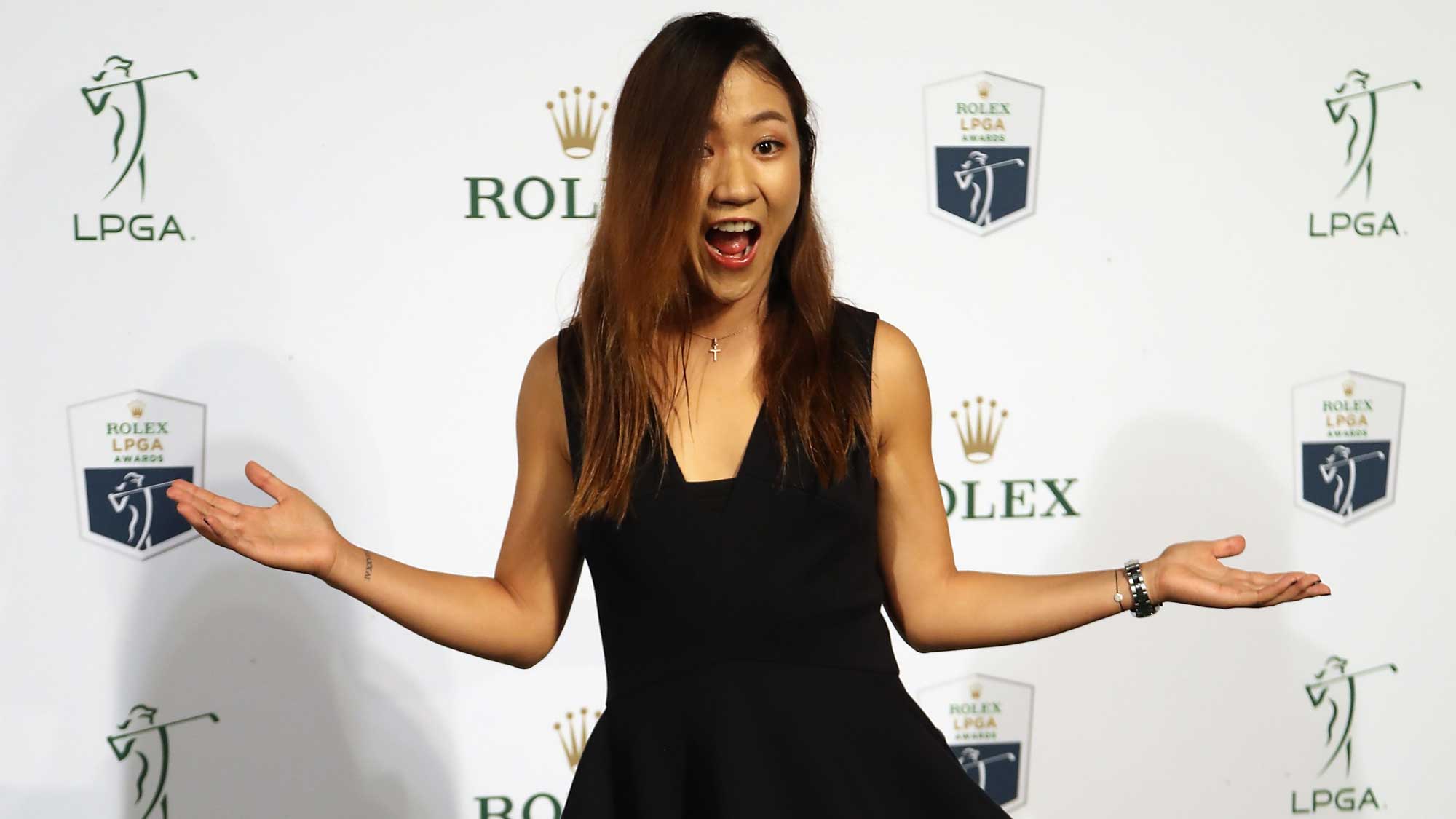 Lydia Ko of New Zealand arrives at the LPGA Rolex Players Awards at The Ritz-Carlton Golf Resort