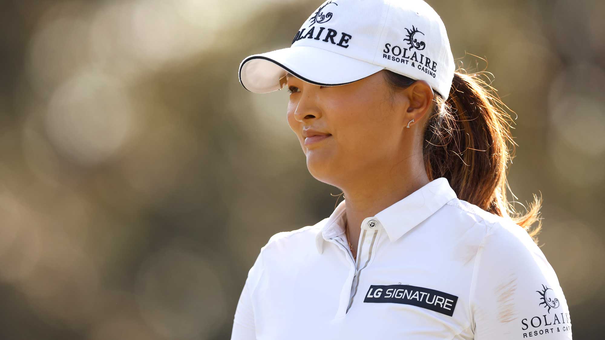 Jin Young Ko of Korea walks off the third tee during the final round of the CME Group Tour Championship