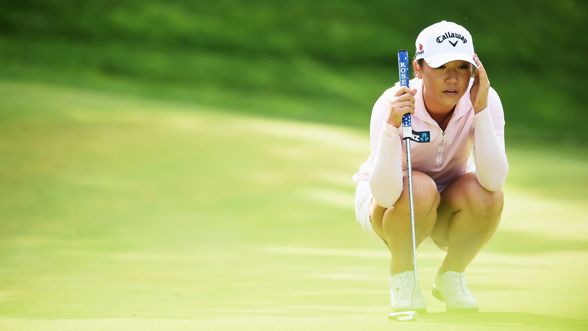 Lydia Ko during the final round of the Evian Championship