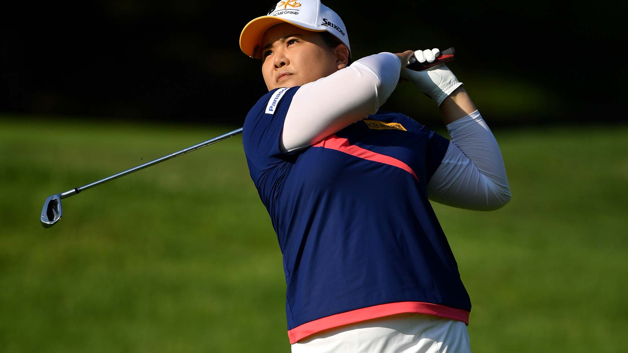 Inbee Park of Korea on the first during day 1 of the Evian Championship at Evian Resort Golf Club