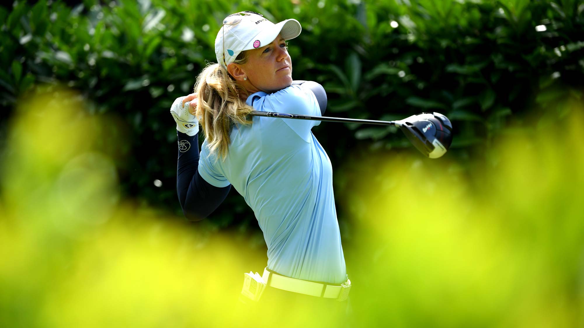 Amy Olson of The United States on the tenth during day 2 of the Evian Championship 