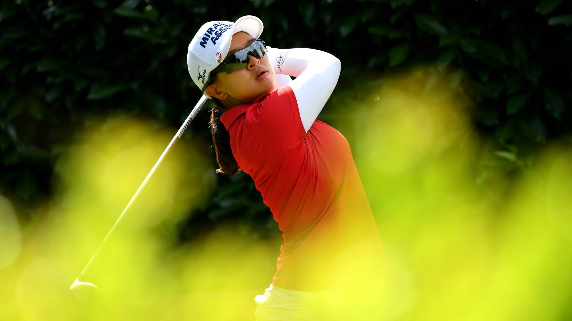 Sei Young Kim of Korea on the tenth during day 2 of the Evian Championship