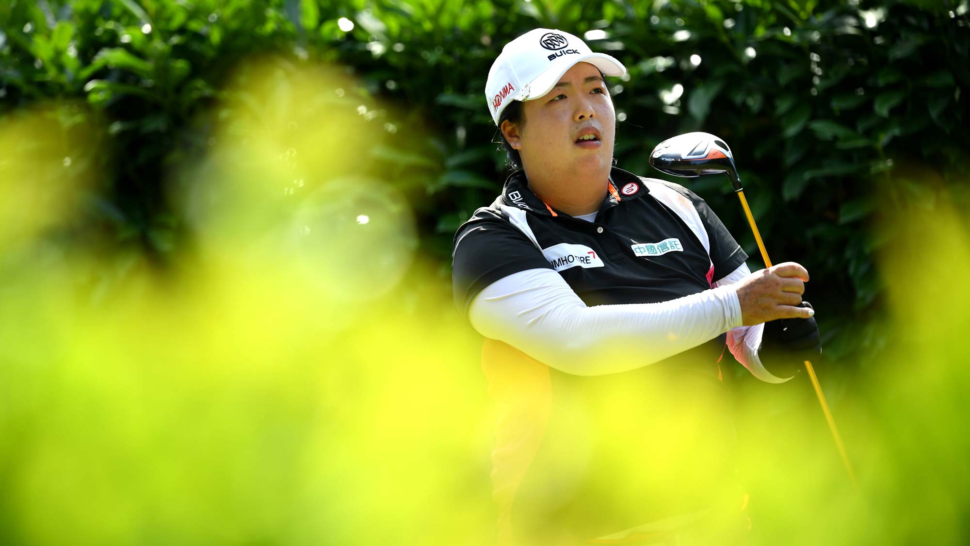 Shanshan Feng of China during day 2 of the Evian Championship