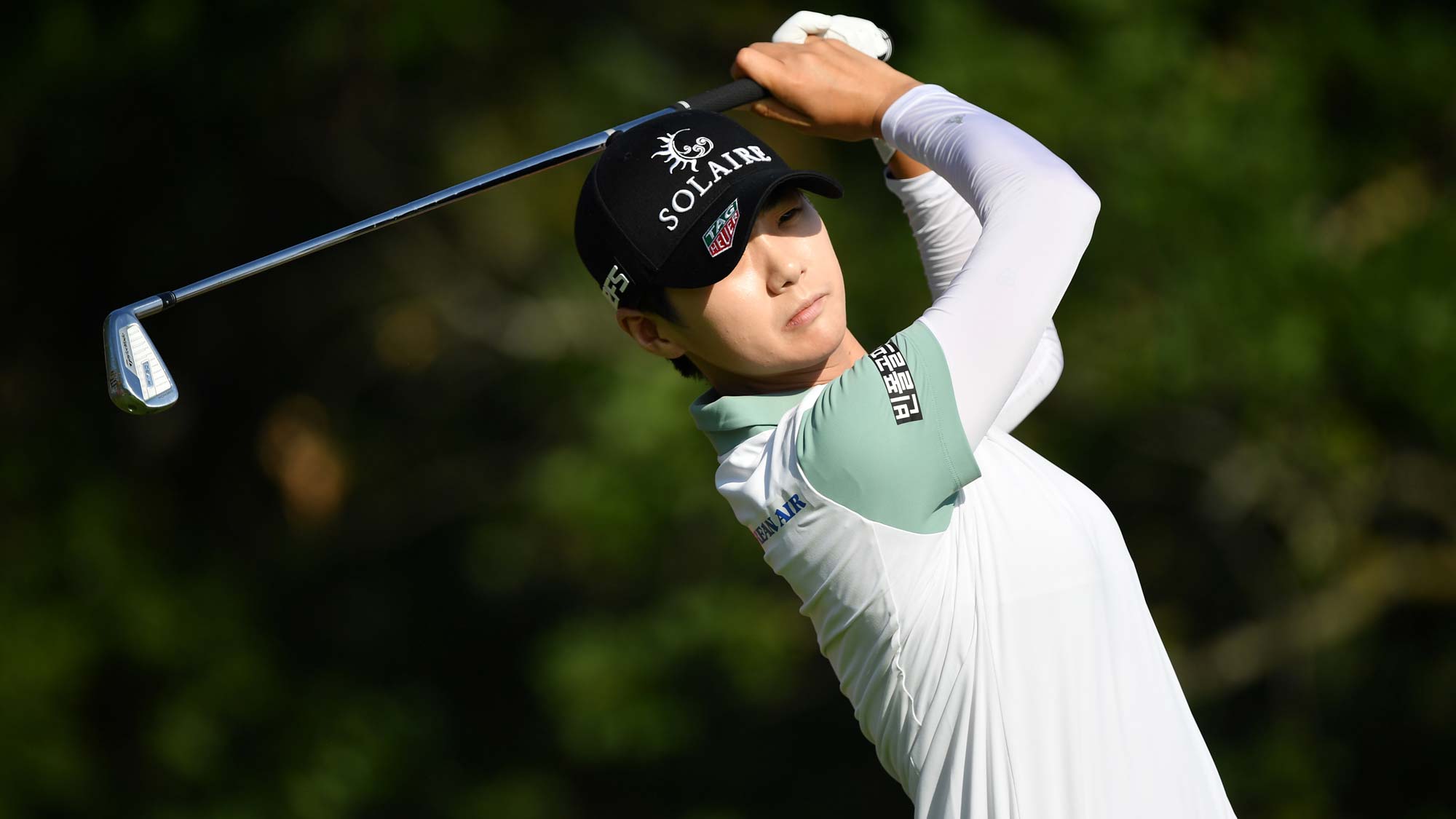 Sung Hyun Park of Korea during day 2 of the Evian Championship