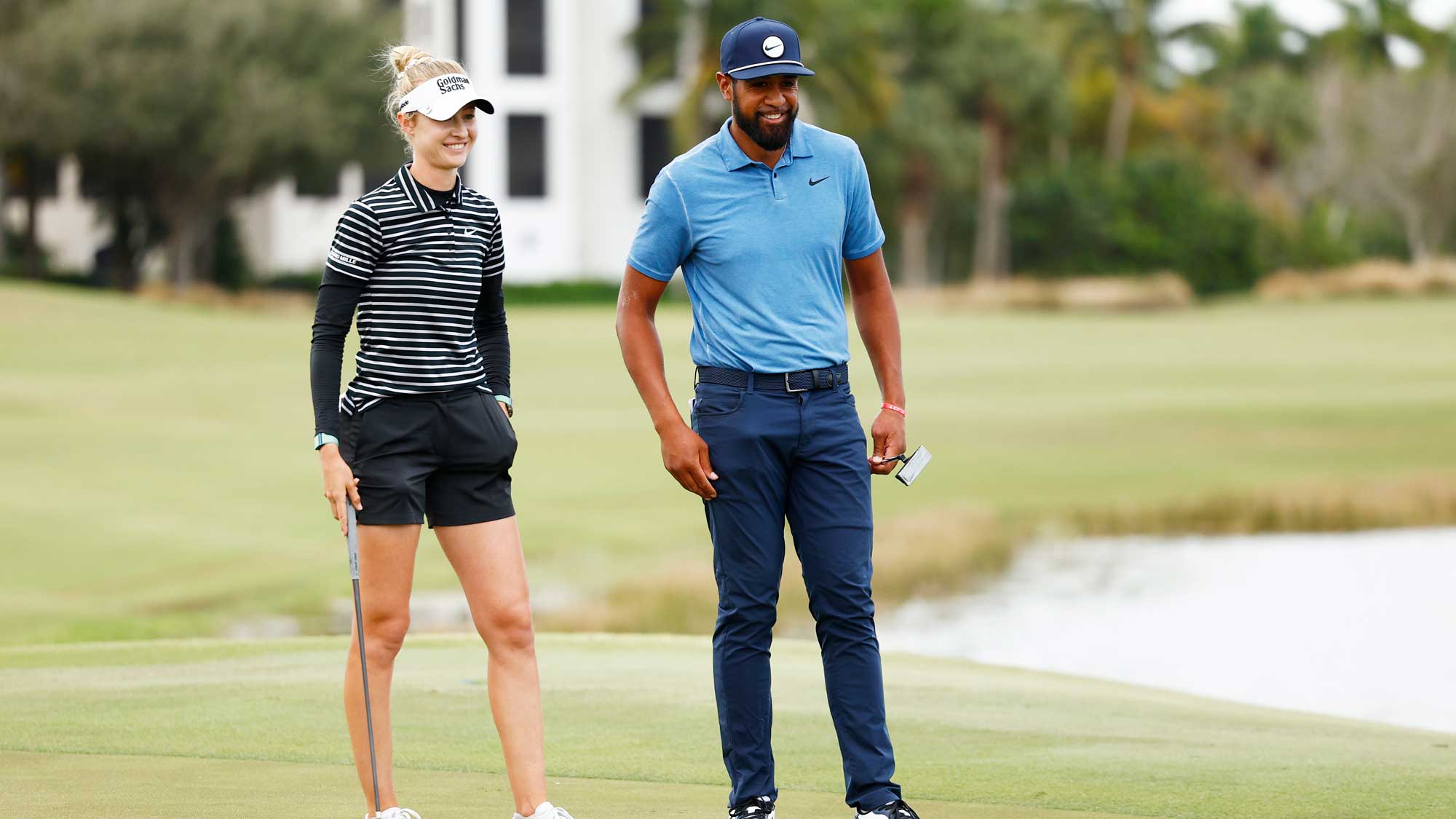 Nelly Korda and Tony Finau