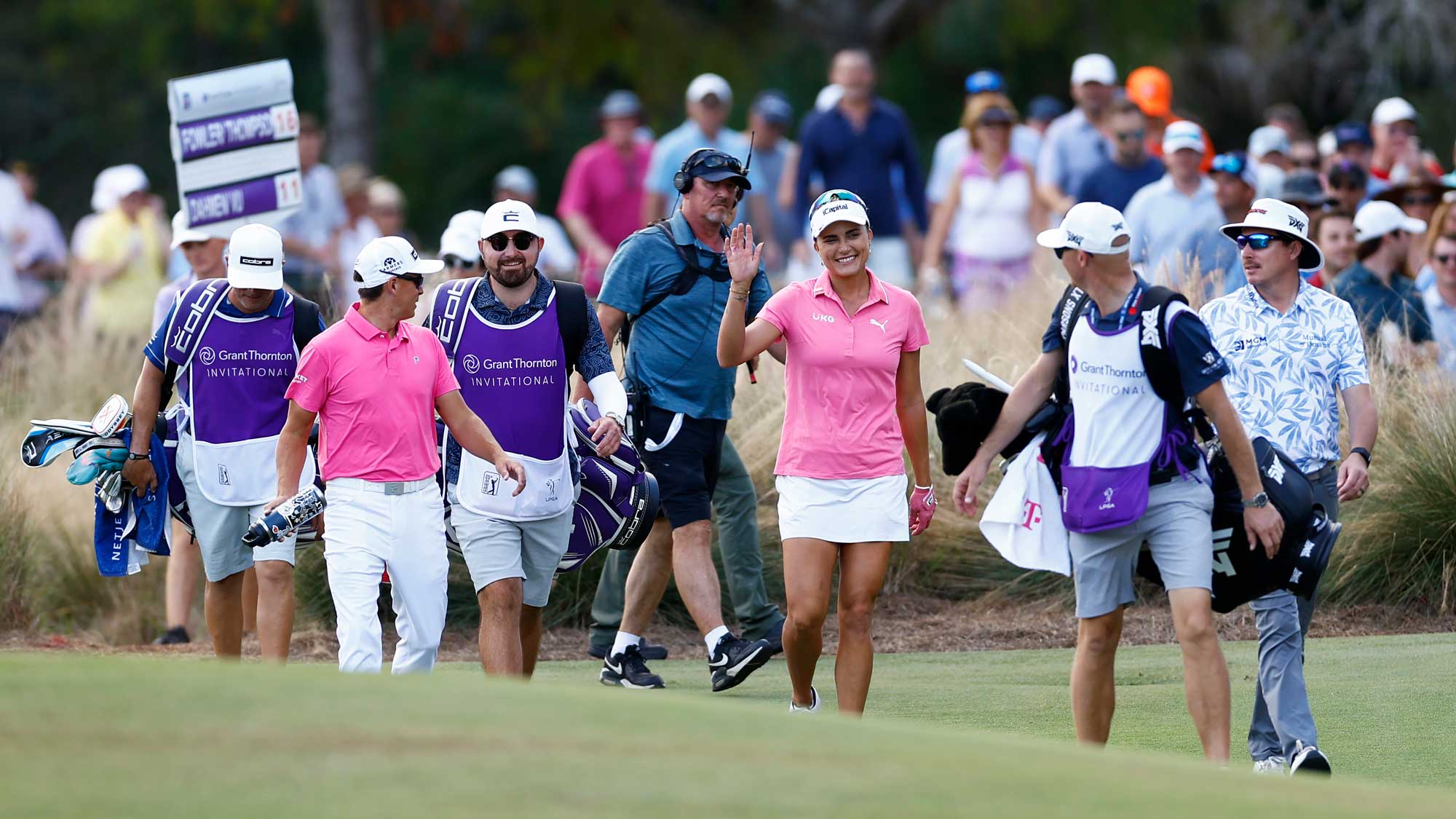 Lexi Thompson Ace Propels Team Up Leaderboard at Grant Thornton
