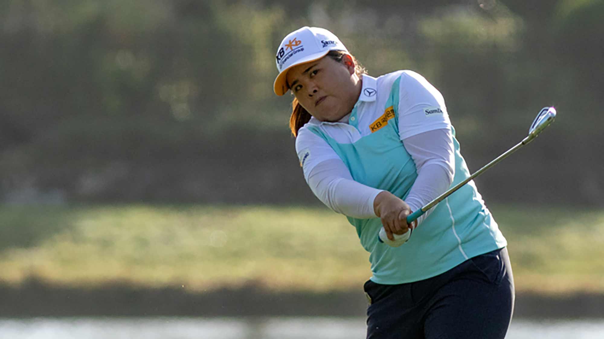 Inbee Park hits a shot during the opening round of the Diamond Resorts Tournament of Champions presented by Insurance Office of America on January 16, 2020