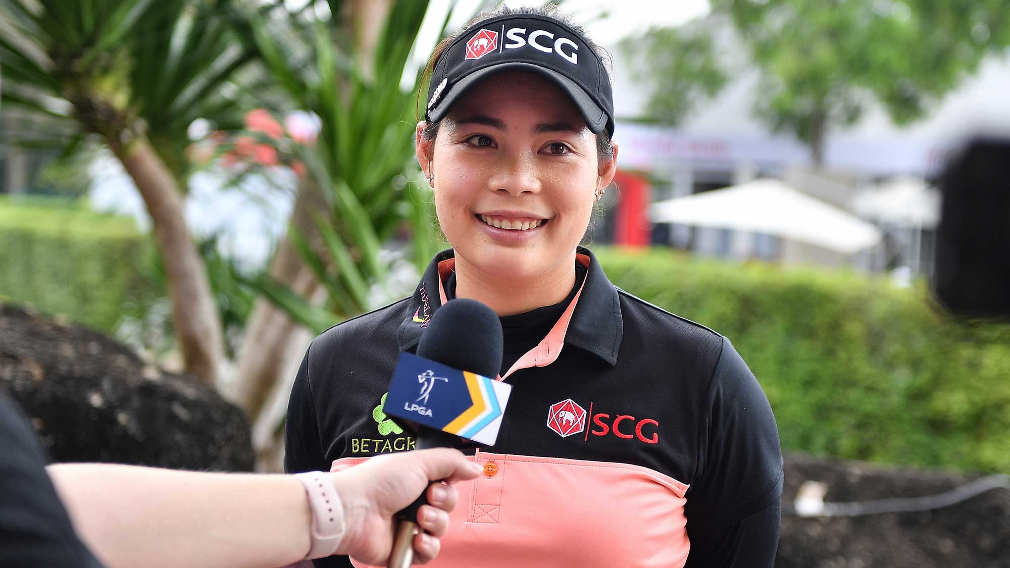Moriya Jutanugarn Interviews at Honda LPGA Thailand