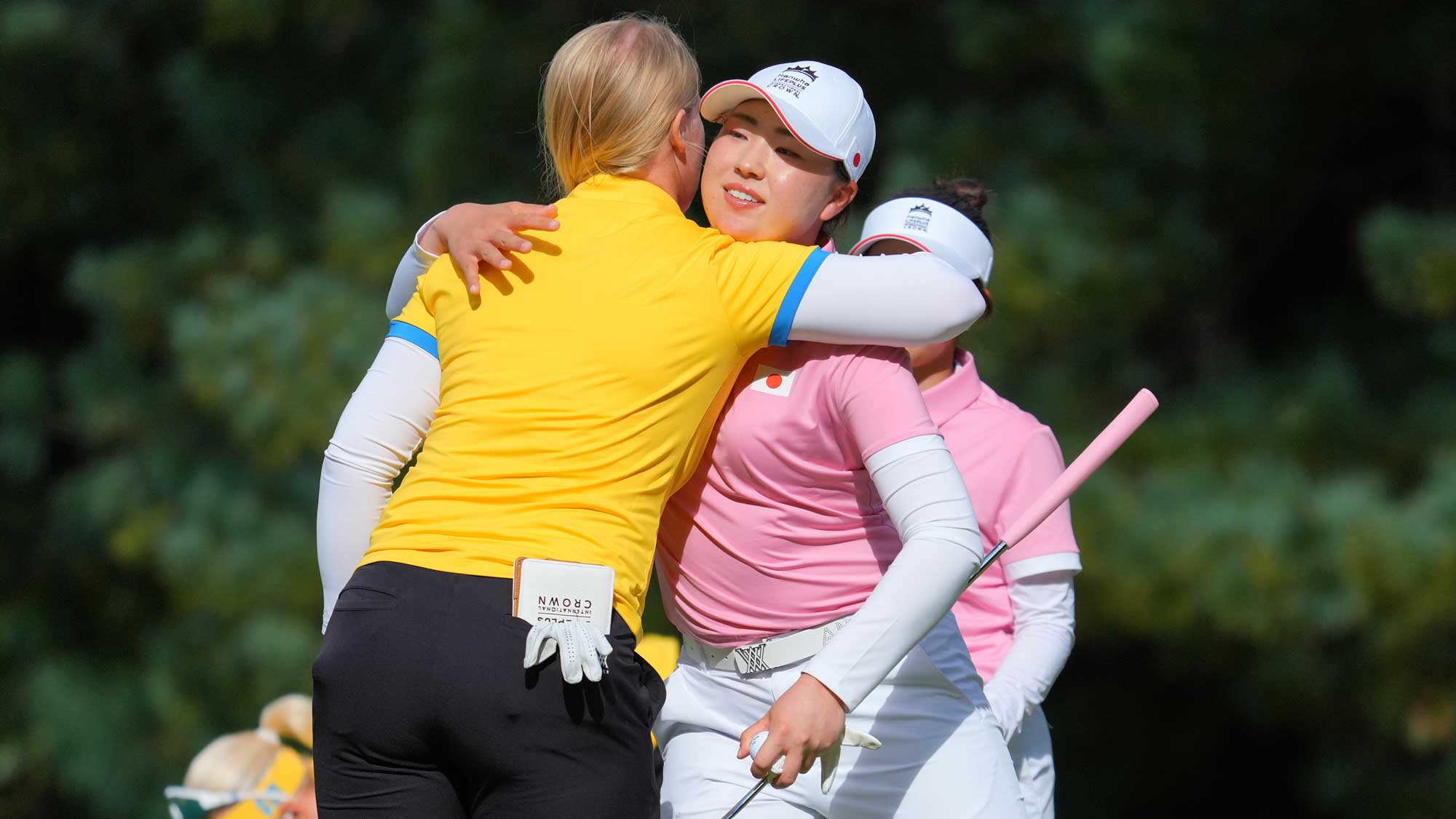 Ingrid Lindblad of Sweden Team and Rio Takeda of Japan Team