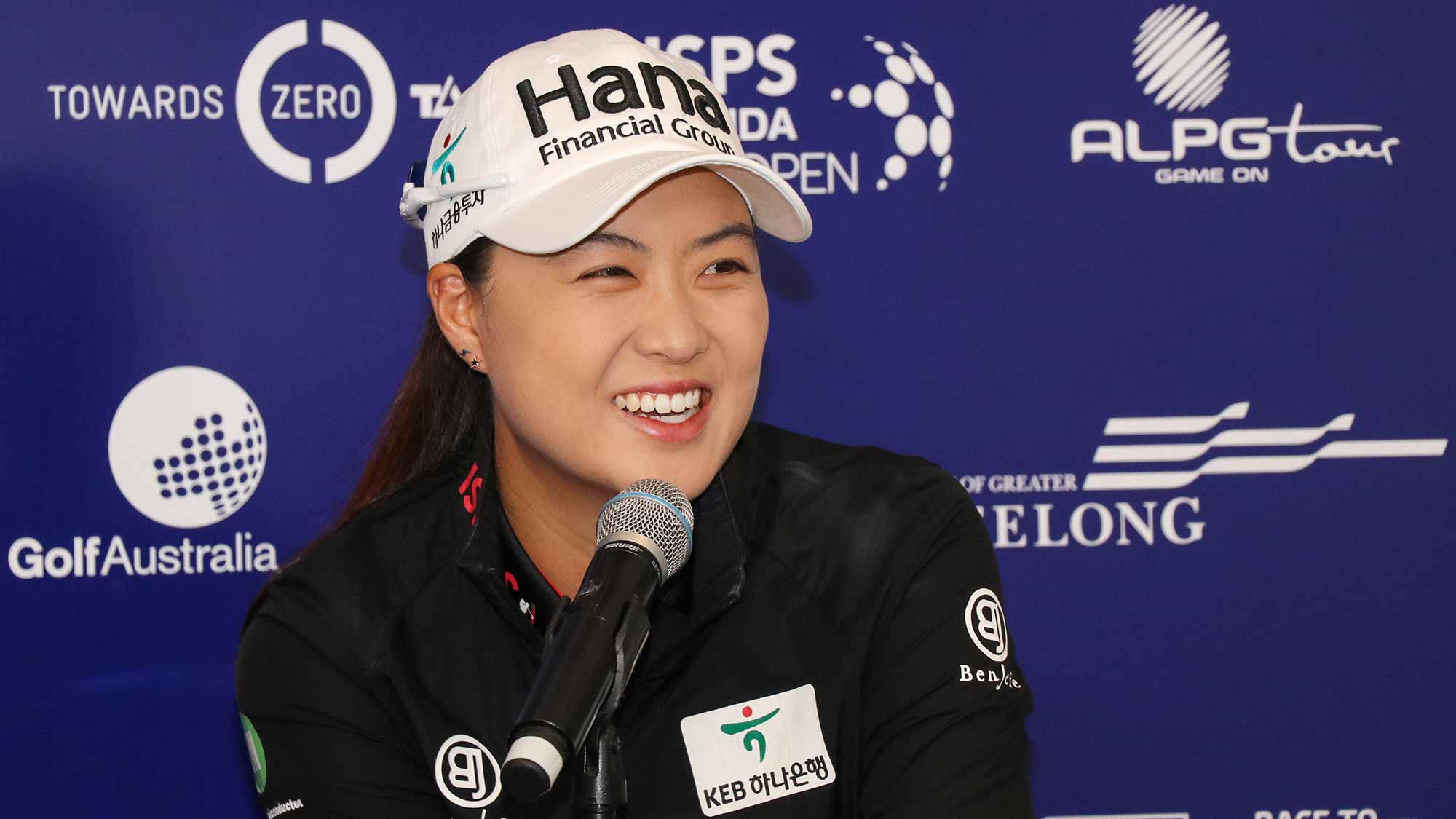Minjee Lee Meets With the Media Ahead of the 2019 ISPS Handa Vic Open in Australia
