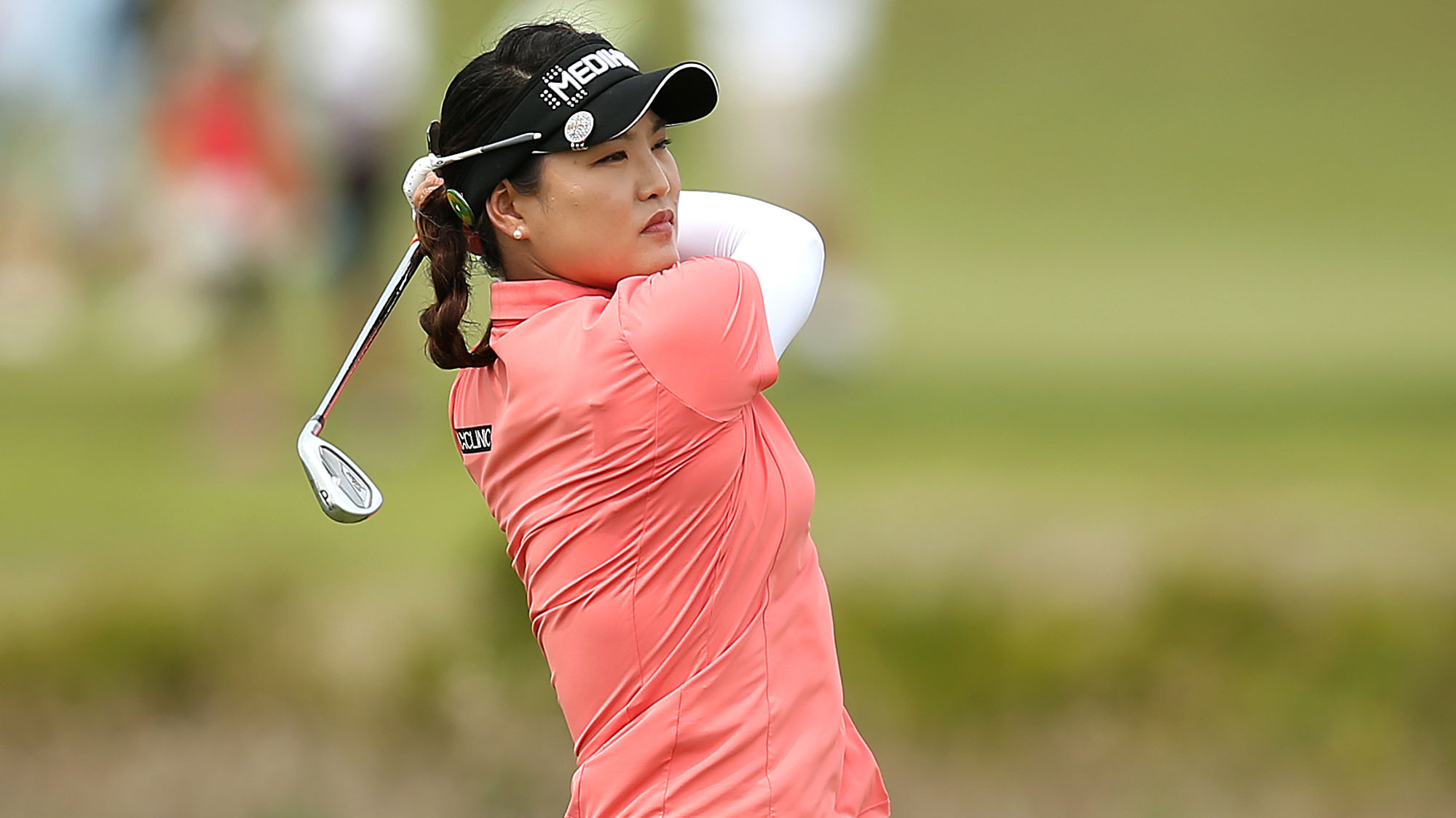 So-Yeon Ryu hits shot at ISPS Handa Vic Open