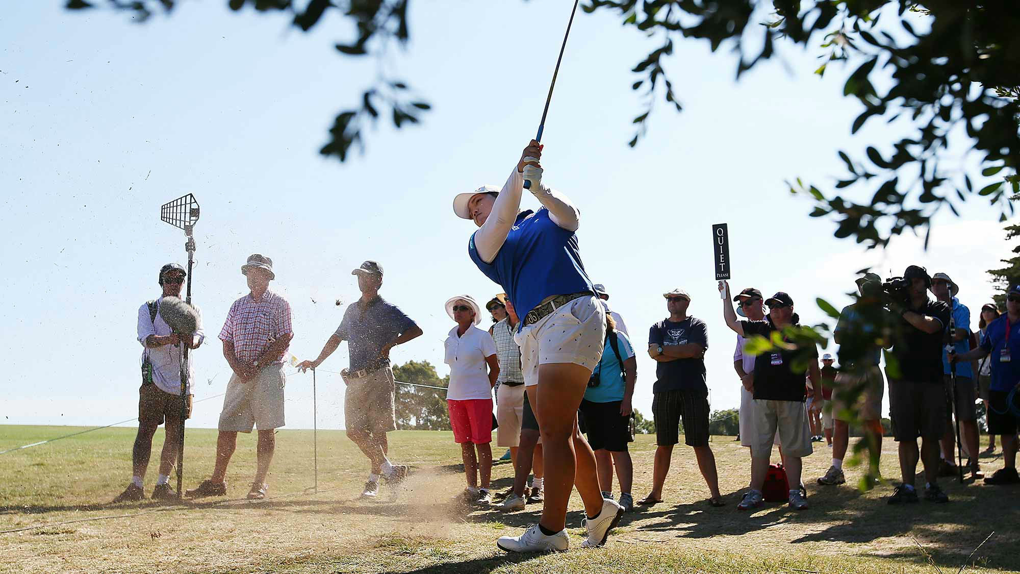 Ariya Jutanugarn at the ISPS Handa Women's Australian Open - Day 2