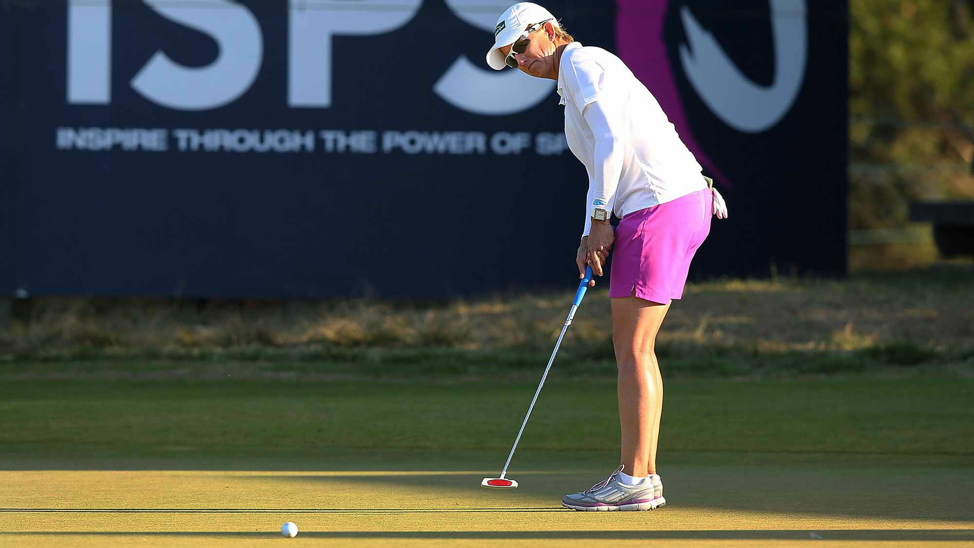 Karrie Webb at the ISPS Handa Women's Australian Open - Day 2